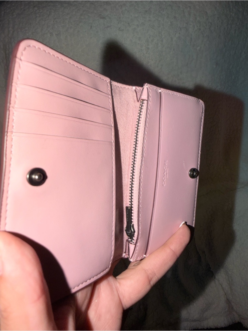 Coach Pewter/carnation Wallet - Picture 10 of 10